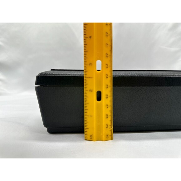 VINTAGE Mark IV Magnates Black Plastic Cigar Box w Gold Eagle Emblem  9.75”x7.5” - Picture 12 of 12